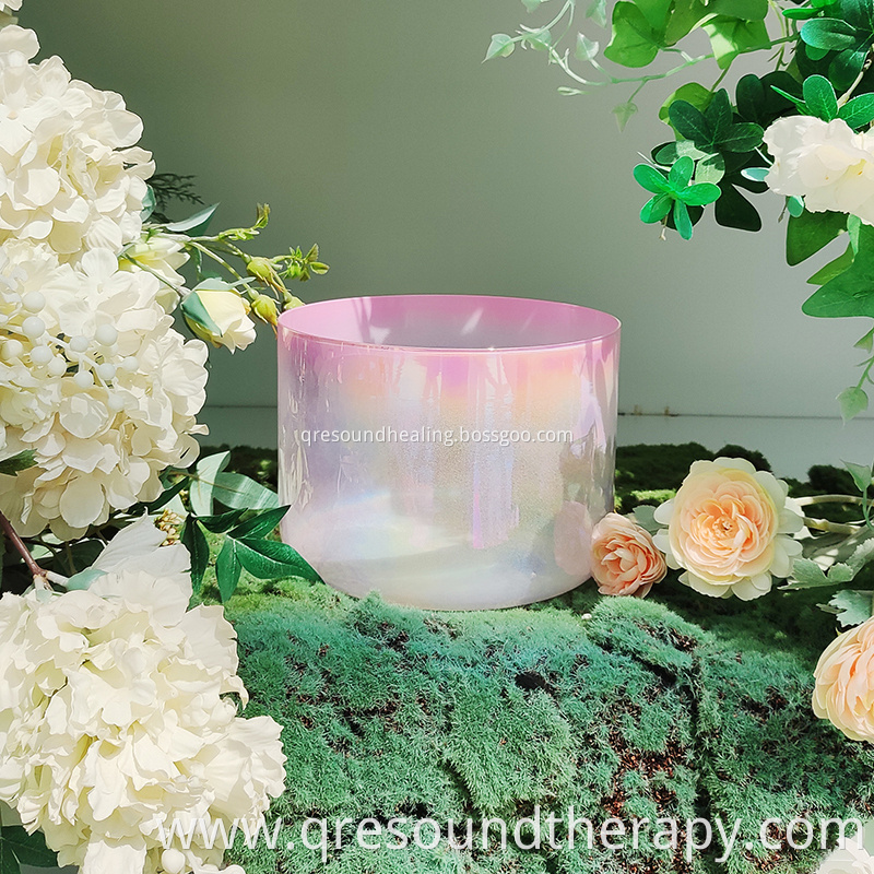 Peach Transparent Sing Bowl